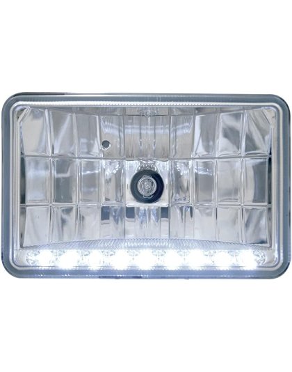 4X6 Crystal Low Beam White Leds | Part Number: 31368