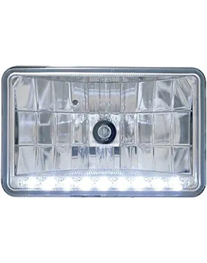 4X6 Crystal High Beam White LED| Part Number: 31369