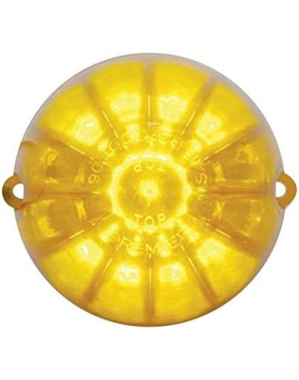 Truck Cab Light LED Watermelon Grakon 1000 Flush Mount Kit - Amber Led/Amber Lens | Part Number: 37978