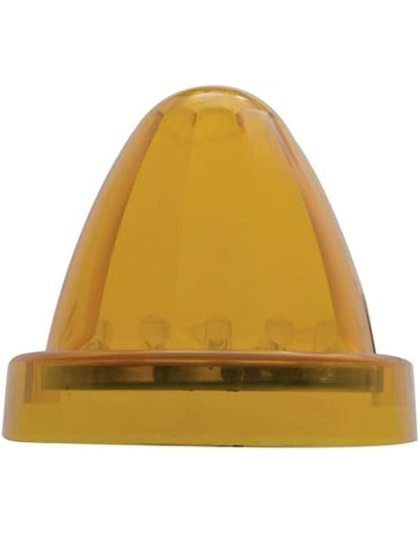 LED Watermelon Truck-Lite Style Cab Light - Amber LED/Amber Lens | Part Number: 39345