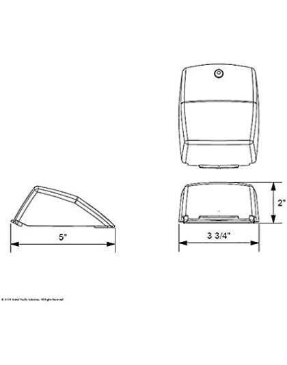 GloLight Square Cab Light - Amber 24 LED/Clear Lens| Part Number: 36967