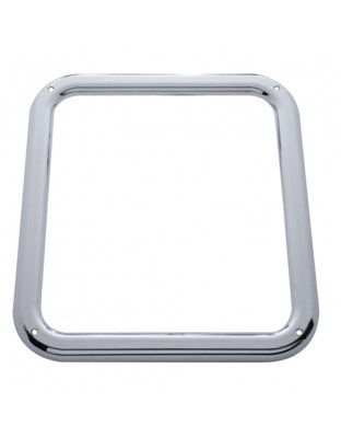 Chrome Plastic KW Daylight Door W900 View Window Trim With Hardware | Part Number: 40923