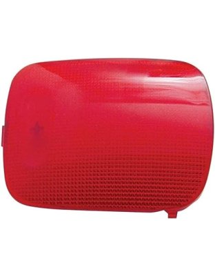 Rectangle Dome Light Lens Red | Part Number: 37055