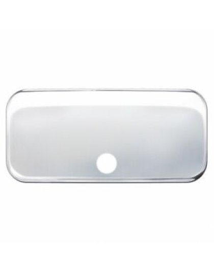  Chrome Plastic Upper Side Storage Door Cover For 2007-2018 Freightliner Cascadia | Part Number: 42344