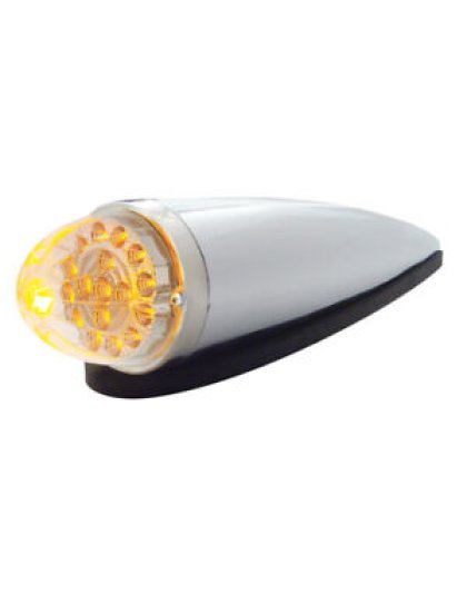 Dual Function Watermelon Clear Reflector Cab Light Kit - Amber LED/Clear Lens| Part Number: 39752