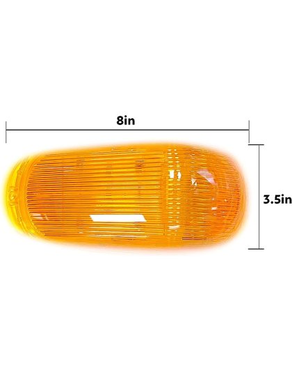 Grakon 2000 Cab Light - Amber LED/Amber Lens | Part Number: 39952