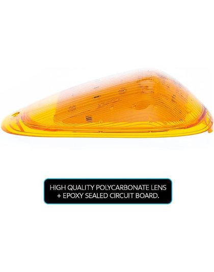 Grakon 2000 Cab Light - Amber LED/Amber Lens | Part Number: 39952