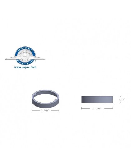 Stainless Round Cab Light Bezel | Part Number: 30304