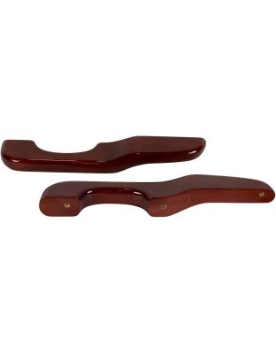 Peterbilt Wood Armrest - Reversed Style (Pair) | Part Number: 88001