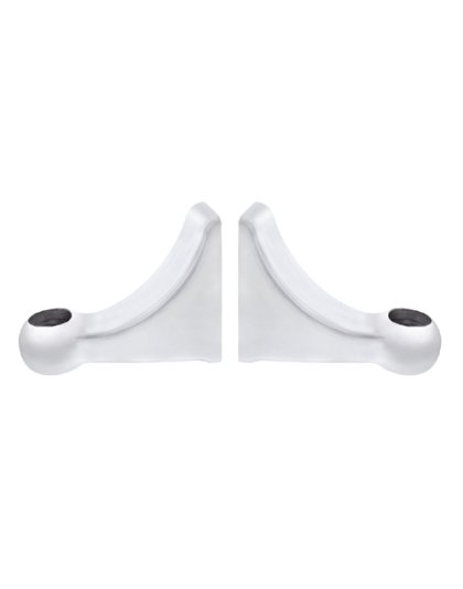  Polished L Shape Headlight Bracket (Pair) | Part Number: 30438