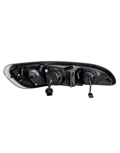 Chrome Projection Headlight W/LED Dual Function Light Bar For PB 386 (2005-2015) &amp; 387 (1999-2010) - Driver | Part Number: 31252