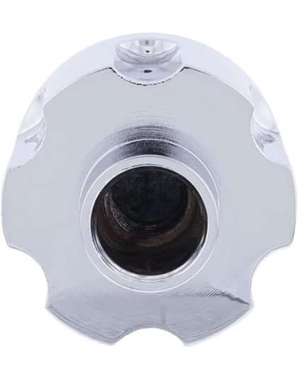  Chrome Aluminum Gun Barrel Air Valve Knob - Screw-On | Part Number: 23399