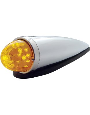 17 LED Watermelon Cab Light Kit With Die Cast Housing - Amber LED/Amber Lens | Part Number: 38511