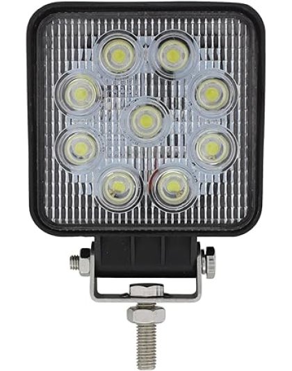 9 High Power LED Square Work Light - Flood| Part Number: 36672