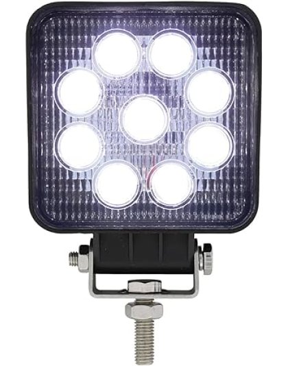 9 High Power LED Square Work Light - Flood| Part Number: 36672