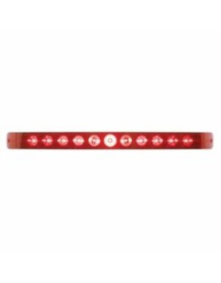  11 LED 17&quot; Light Bar Only (Stop, Turn &amp; Tail) - Red LED/Red Lens | Part Number: 38469