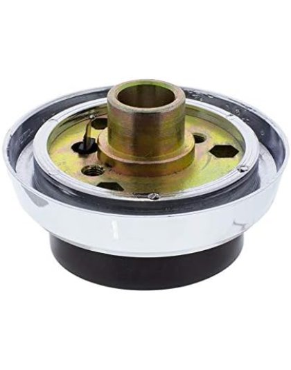  Chrome Steering Wheel Hub &amp; Horn Button Kit For Peterbilt (1998-2005), &amp; Kenworth (2001-2002)  | Part Number: 88211