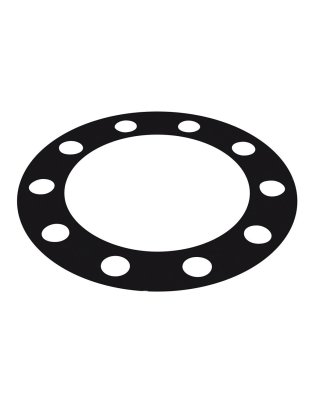 Black Plastic Rim Protector With 1&quot; Hole | Part Number: 10148