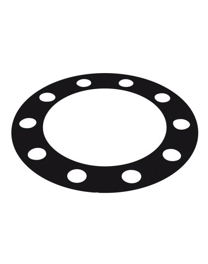 Black Plastic Rim Protector With 1&quot; Hole | Part Number: 10148