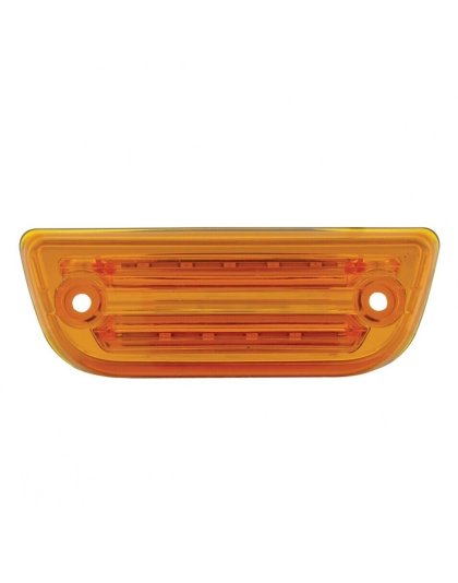 9 LED Rectangular Cab Light For Peterbilt 579 &amp; Kenworth T680/T770/T880- Amber LED/Amber Lens | Part Number: 36779