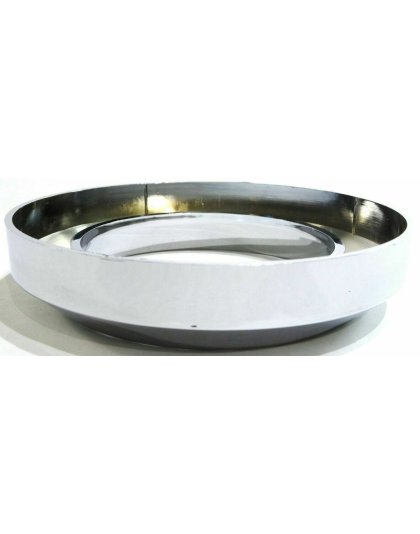  Chrome Plastic Small Gauge Bezel | Part Number: 20550