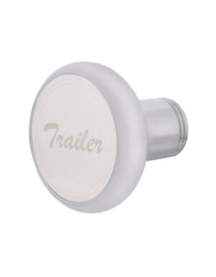  Trailer Screw On Air Valve Knob - Stainless Plaque With Cursive Script | Part Number: 23387