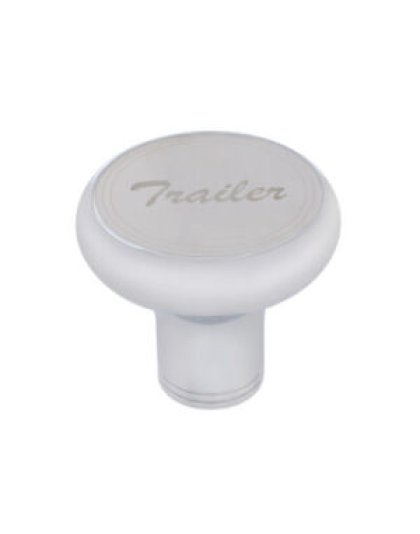  Trailer Screw On Air Valve Knob - Stainless Plaque With Cursive Script | Part Number: 23387