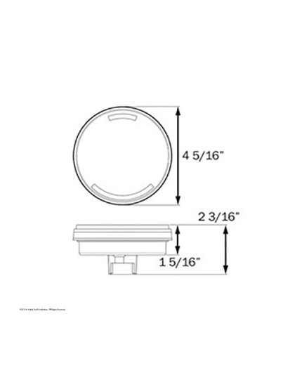 4&quot; Round GloLight (Stop, Turn &amp; Tail) - Red LED/Clear Lens| Part Number: 37134