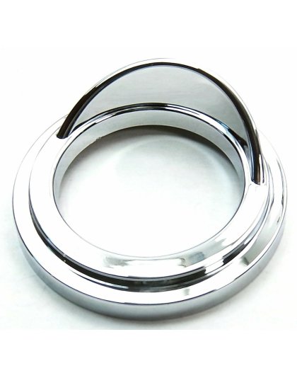 Chrome Plastic Small Gauge Bezel With Visor For Freightliner | Part Number: 20561