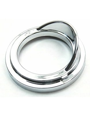 Chrome Plastic Small Gauge Bezel With Visor For Freightliner | Part Number: 20561