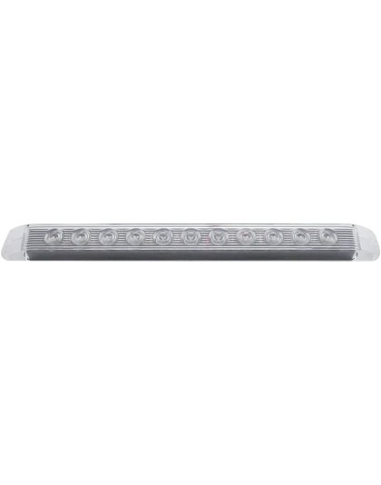 11 LED 17&quot; Light Bar Only (Stop, Turn &amp; Tail) - Red LED/Clear Lens | Part Number: 38470