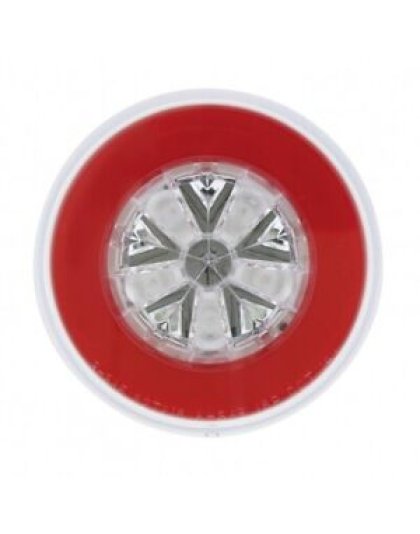 18 LED 4&quot; Round GloLight (Stop, Turn &amp; Tail) - Red LED/Red Lens | Part Number: 36922