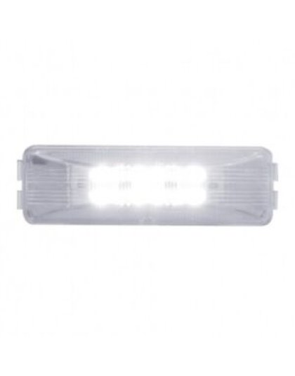 12 LED Rectangular Auxiliary/Utility Light - White LED/Clear Lens| Part Number: 39931