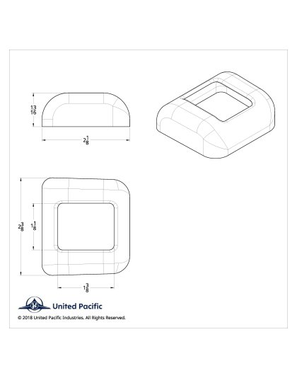 Freightliner Trailer Brake Handle Base Cover | Part Number: 41974