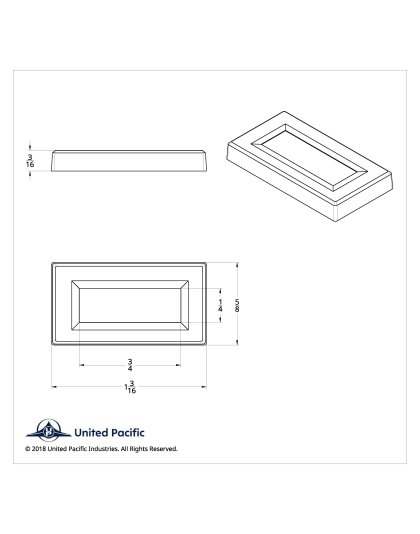 Kenworth Toggle Switch Label Cover (Package of 6) | Part Number: 41000