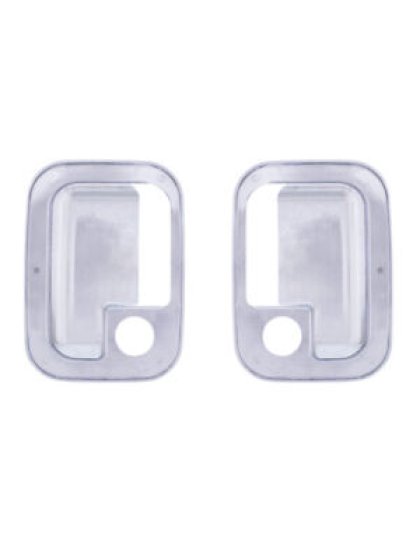 Chrome Door Handle Trim Cover Set for Peterbilt &amp; Kenworth (2005 )- Pair (Driver &amp; Passenger) | Part Number: 40962