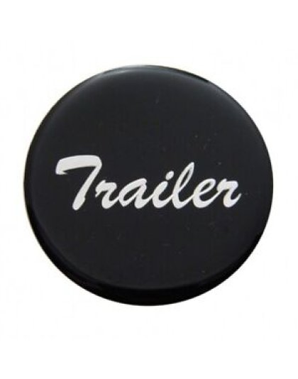  &quot;Trailer&quot; Glossy Air Valve Knob Sticker Only - Black | Part Number: 23229-1K