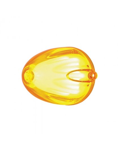  9 LED Dual Function GloLight Watermelon Grakon 1000 Style Cab Light - Amber LED/Amber Lens | Part Number: 36662B