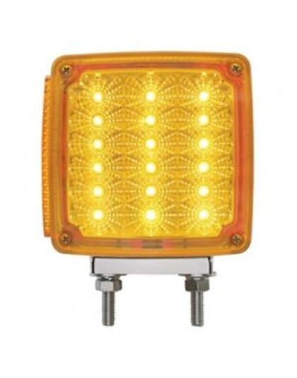  39 LED Reflector Double Face Turn Signal Light (Passenger) - Amber &amp; Red LED/Amber &amp; Red Lens | Part Number: 39378