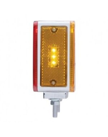  39 LED Reflector Double Face Turn Signal Light (Passenger) - Amber &amp; Red LED/Amber &amp; Red Lens | Part Number: 39378