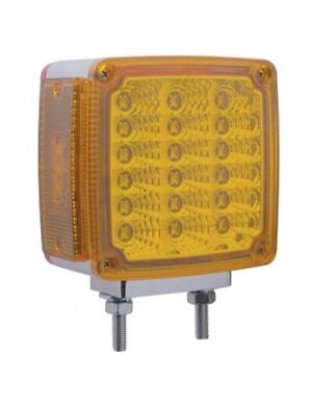  39 LED Reflector Double Face Turn Signal Light (Passenger) - Amber &amp; Red LED/Amber &amp; Red Lens | Part Number: 39378