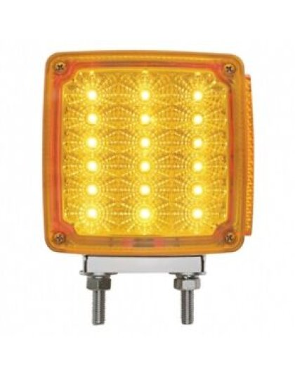 39 LED Reflector Double Face Turn Signal Light (Driver) - Amber &amp; Red LED/Amber &amp; Red Lens | Part Number: 39377