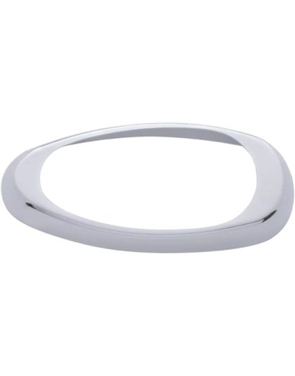 Chrome Plastic Sleeper Fairing Light Bezel For Freightliner Century/Columbia/Coronado | Part Number: 34017