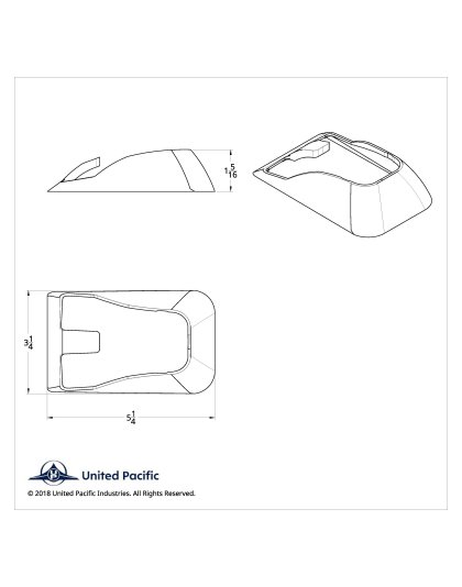 Chrome LED Door Side Marker Light Bezel For 1998-2023 Volvo VNL | Part Number: 41625