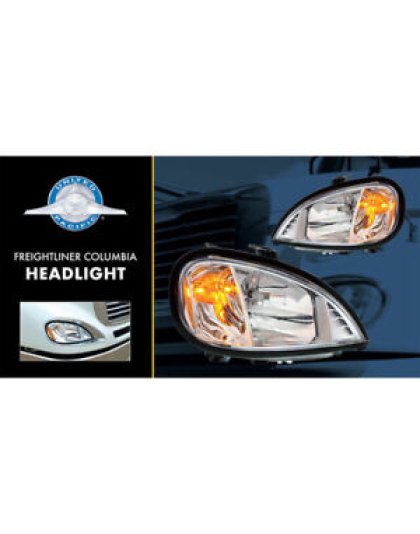 Headlight Assembly For 2005-2020 Freightliner Columbia - Passenger | Part Number: 31345