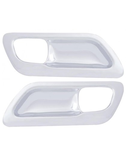 Chrome Interior Door Handle Trim For Peterbilt (Pair) | Part Number: 41182