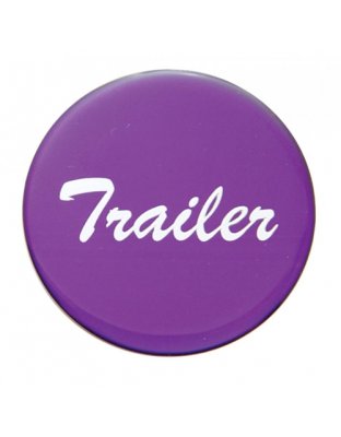  &quot;Trailer&quot; Glossy Air Valve Knob Sticker Only - Purple | Part Number: 23229-1P