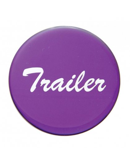  &quot;Trailer&quot; Glossy Air Valve Knob Sticker Only - Purple | Part Number: 23229-1P