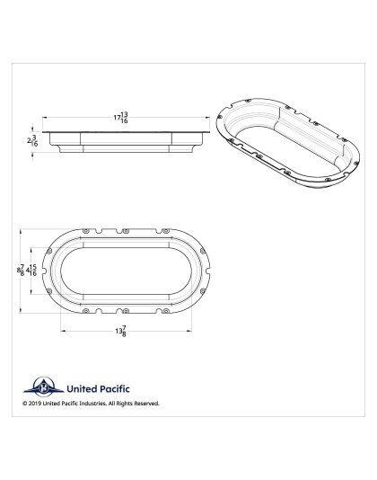 Peterbilt Interior View Window Trim | Part Number: 40904