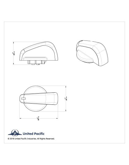  Chrome Plastic A/C Control Knob For Freightliner Coronado (2005-2009, 2011-2014) &amp; Columbia (2005-2010)| Part Number: 42020